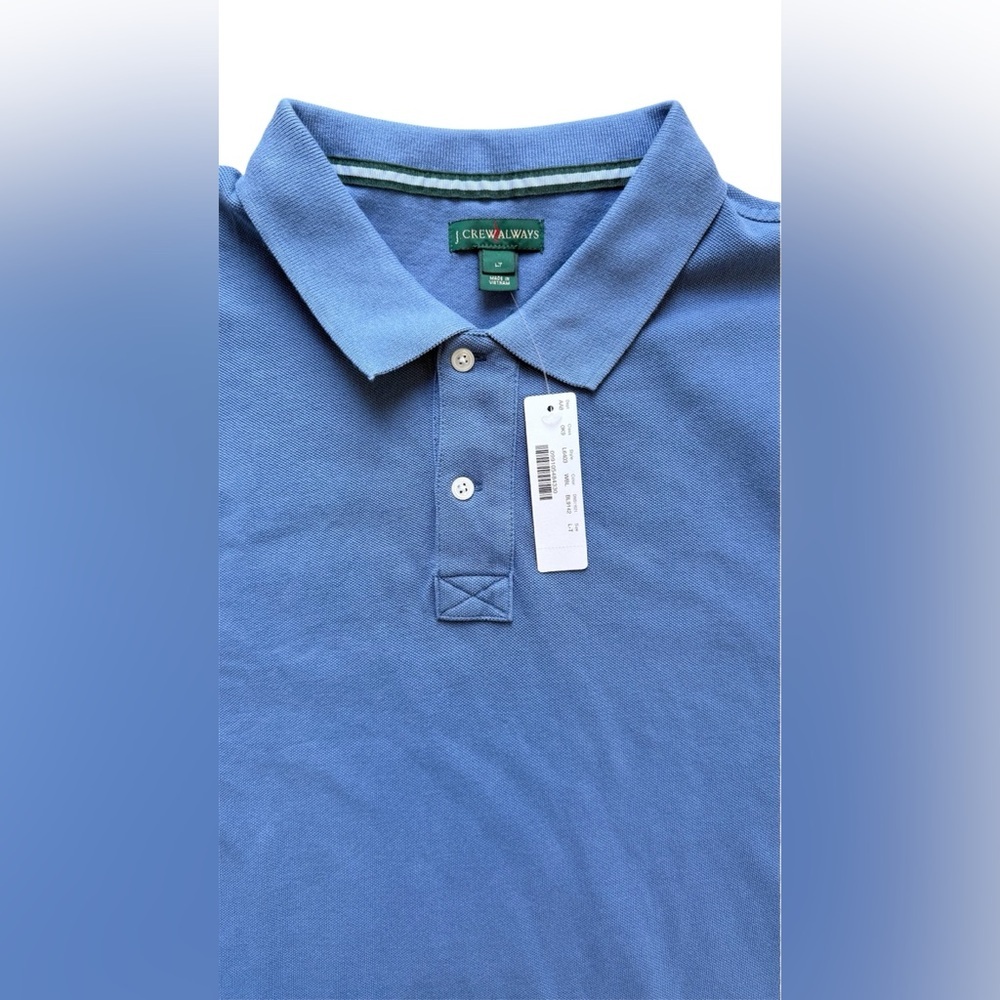 J. Crew Classic Blue Polo Shirt - Picture 3 of 4